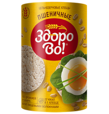 Хлебцы цельнозерновые "Здорово" Пшеничные 100 гр
