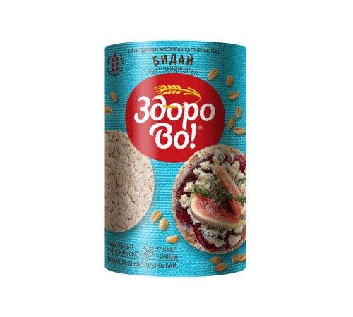 Хлебцы цельнозерновые "Здорово" Пшеничные подслащенные 150 гр