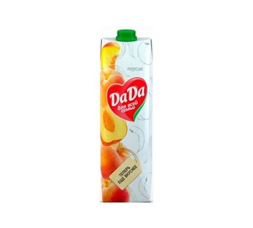 Сок Da Da персик tetrapak 1л