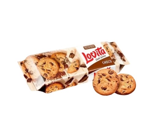 Печенье Lovita classic cookies с кусоч.глаз 150гр