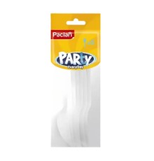 Paclan Party ложка пластиковая белая 6шт
