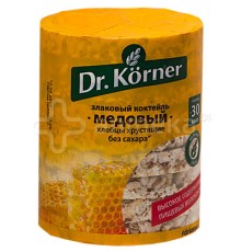 Хлебцы dr.korner 100г злаковый коктейль медовый