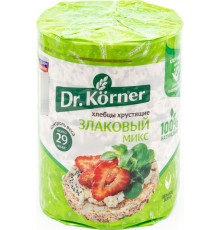 Хлебцы dr.korner злаковый микс хрустящие без соли 90г тв/уп