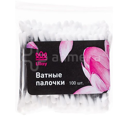 Lillay Ватные полочки пакет 100шт