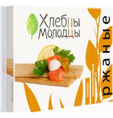 Хлебцы хрустящие хлебцы-молодцы ржаные 110г 1/36