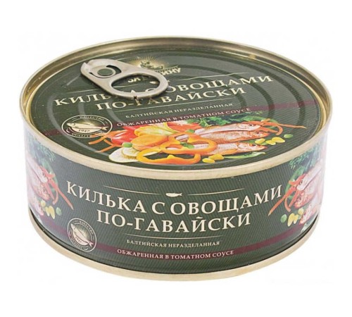 Килька обжар.с овощами 240гр