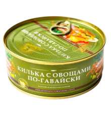 Килька обжар.с овощами 240гр