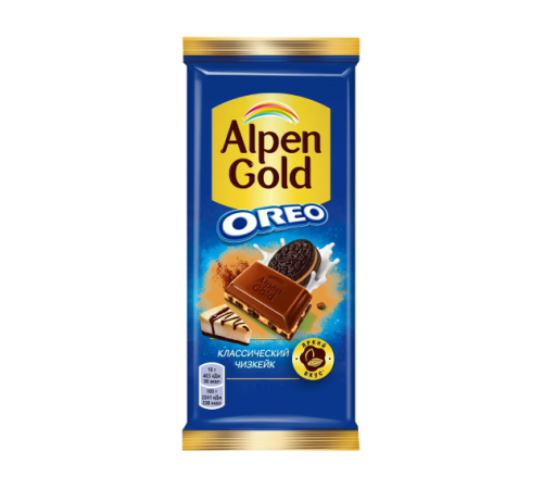 АГ 85гр Орео молочный со вкусом чизкейка АГ 85гр Орео молочный со вкусом чизкейка