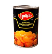 Абрикосы Lorado половинки в сиропе жб 425г