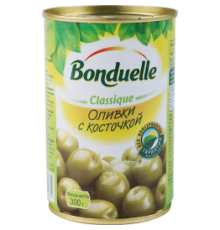 Оливки Bonduelle с косточкой 300г х 12 Испания