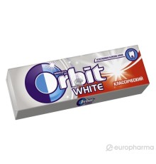 Жевательная резинка wrigley's Orbit White белоснежный класический 10под