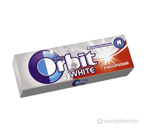 Жевательная резинка wrigley's Orbit White белоснежный класический 10под