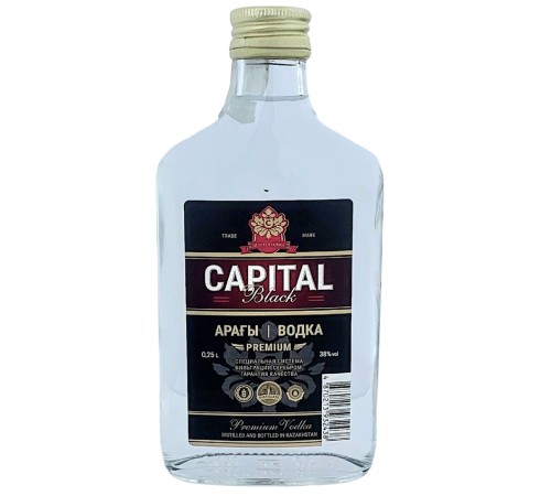 Водка Capital Black 0.2 38%
