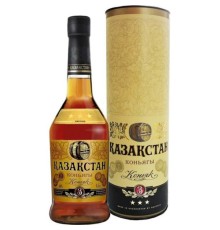 Казахстанский 3 летний в тубусе коньяк 0,75л Бахус