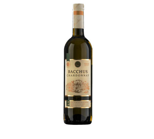 BACCHUS Chardonay столовое белое п\сух сортовое 0,75 бахус BACCHUS Chardonay столовое белое п\сух сортовое 0,75 бахус