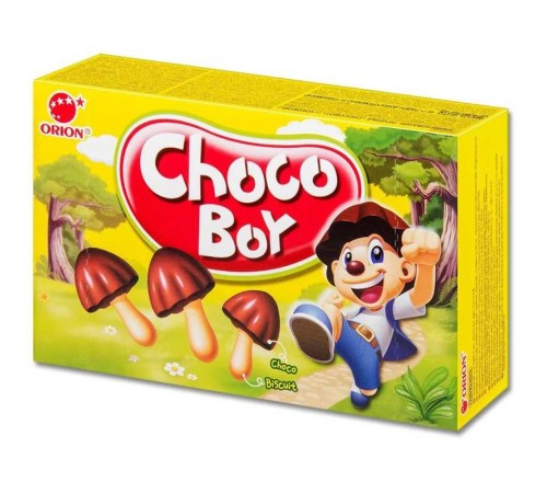 Печенье orion choco-boy 0.042 грибочки