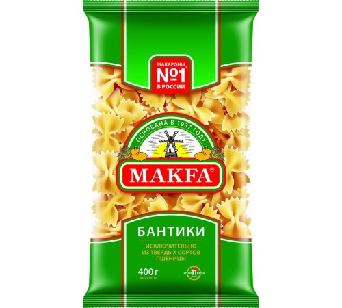 Makfa БАНТИКИ 400г мяг/уп