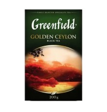 Чай greenfield крупнолистовой Golden ceylon Black tea 200г [*14] 0791-14