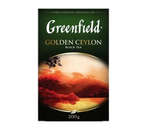 Чай greenfield крупнолистовой Golden ceylon Black tea 200г [*14] 0791-14