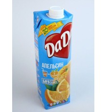 Нектар дада утренний апельсин с мякотью tetrapak 1л