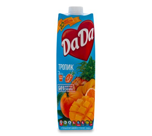 DaDa Нектар Тропик tetrapak 1л