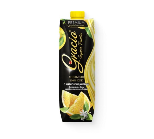 Сок Грацио Апельсин tetrapak 1л