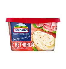 Сыр плавленый Hochland с ветчиной 400г пл/в Россия