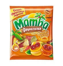 Мармелад жевательный mamba сочный центр с начинкой из фруктового сока 70г м/у