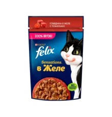 Феликс 75г Конс д/к кусочки в желе говядина