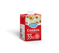 Сливки Чудское озеро 33% 0,2 л