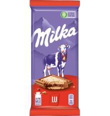 Шоколад stollwerck milka молочный с печеньем lu 87г х 18 Венгрия