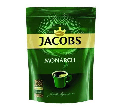 Кофе Якобс Монарх 33 гр Пак.