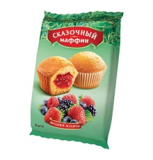 Маффины сказочный маффин ягодный сбор мини 200г м/у