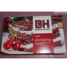 Торт бисквитный "Baker House" Шварцвальд 350гр