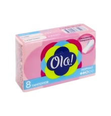 Тампоны Ola! Normal шелковистая поверхность 8шт тв/у
