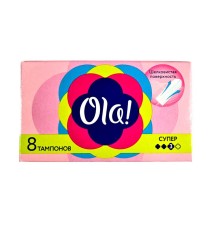 Тампоны жен Ola! супер шелк 8шт