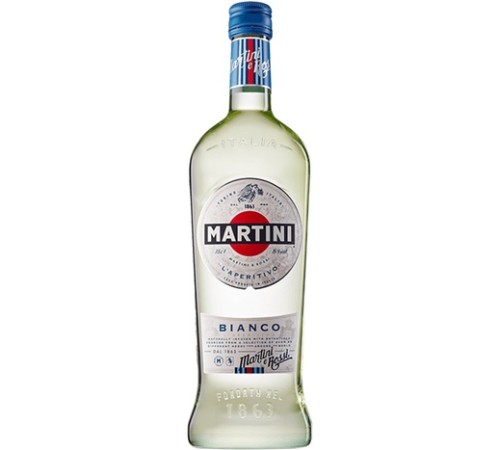Вермут martini bianco сладкий белый алк.15% 1л