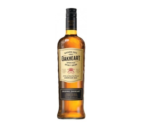 Напиток Bacardi oakheart на основе рома 35% 0.7л ст/б
