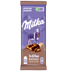 Milka-Bubbles Мол.Порист.Капучино 97гр
