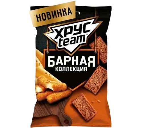 Хрустим Барные Сухари сырные палочки 140 гр Хрустим Барные Сухари сырные палочки 140 гр