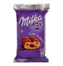 Milka 35г Пироженое бисквитное c шоколадной начинкой