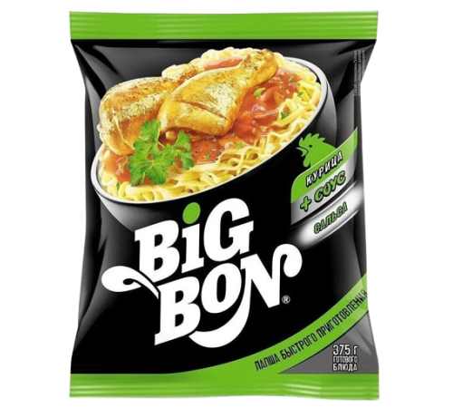 BIGBON лапша со вкусом острой курицы 75гр