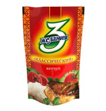 Кетчуп "3 желания" "Классический" 100гр верт