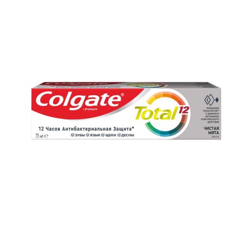 Зубная паста Colgate total 75ml (12ш/у) чистая мята