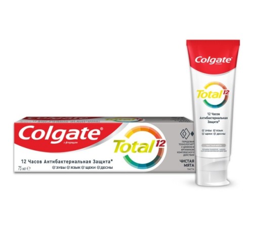 Зубная паста Colgate total 75ml (12ш/у) чистая мята