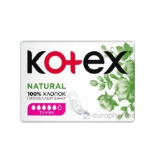 Прокладки Kotex Natural Super 7шт*16