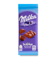 Milka 80гр bubbles молочный пористый шок.