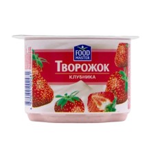 ТВОРОЖОК ФМ КЛУБНИКА , 4% 100ГР