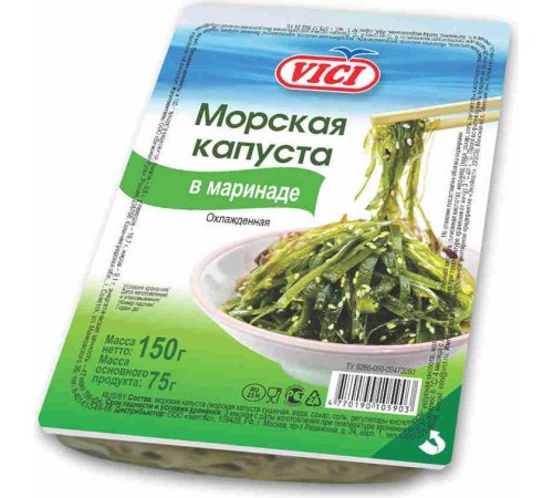 Морская капуста маринаде классическая 150vici