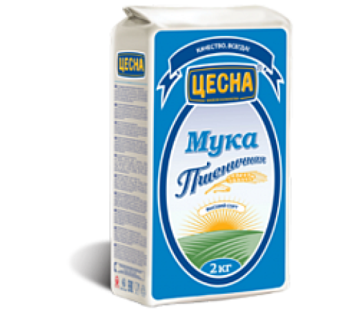 Мука цесна фасованная в/с 2кг